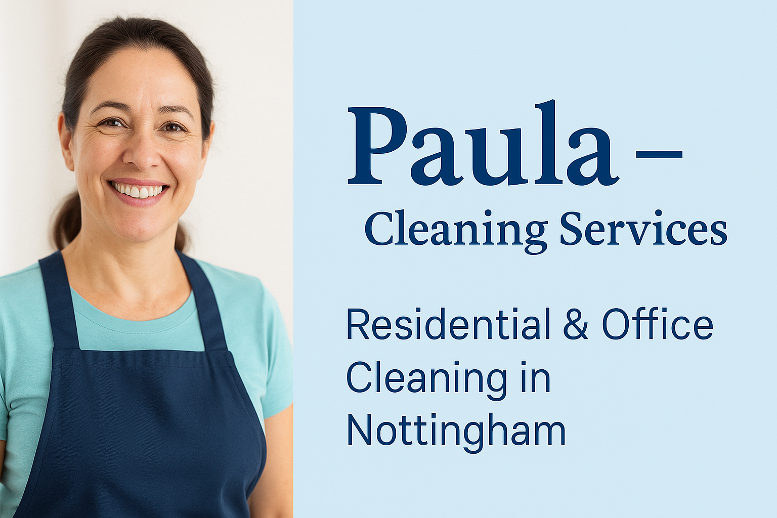 Paula — Cleaning Services banner